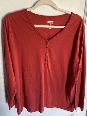 Sz 2x Duluth Trading Co Vneck Top